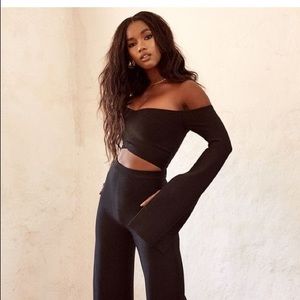 House of CB- Black Bandage Set